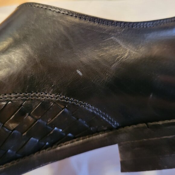 Bally Giustino black woven loafers size 42/8.5 - Picture 3 of 7